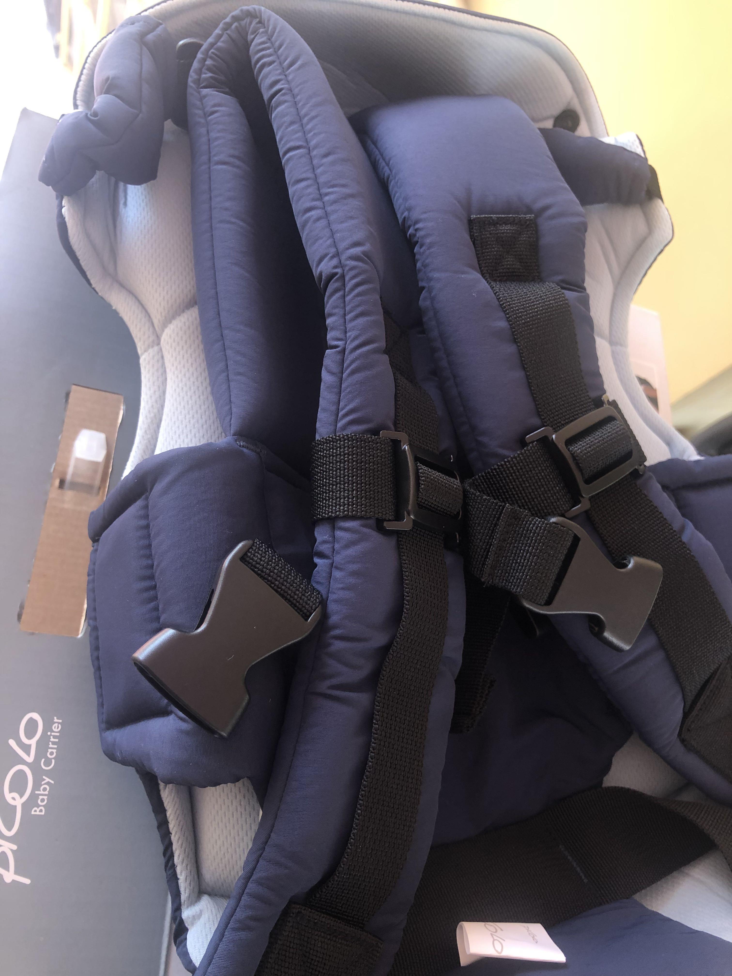 Picolo Baby Carrier (Category: Carriers & Slings) located in Las Pinas. Submitted by thingsupforgrab (Listing ID 1151432287, Image 3). Description: • Mall price is 1599.75 • Never been used • RFS: It was gifted to us by a friend but baby is using a different brand already.