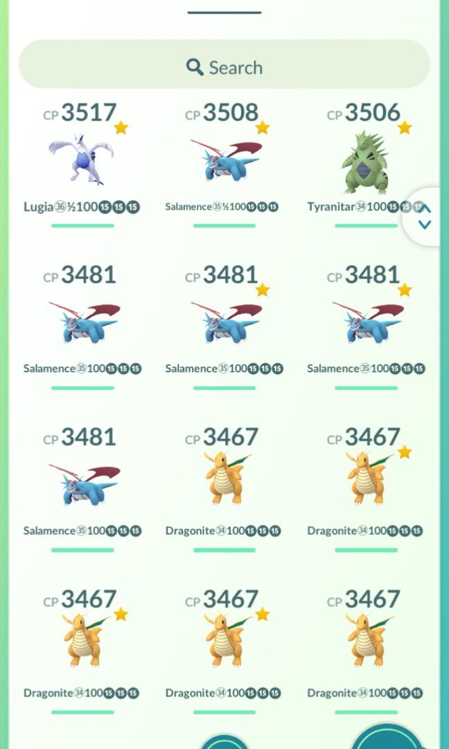 Pokémon GO > Conta lv 32 com 9 shiny, 27 pokémon 100IV, 12 lendários e 450  mil poeira estelar