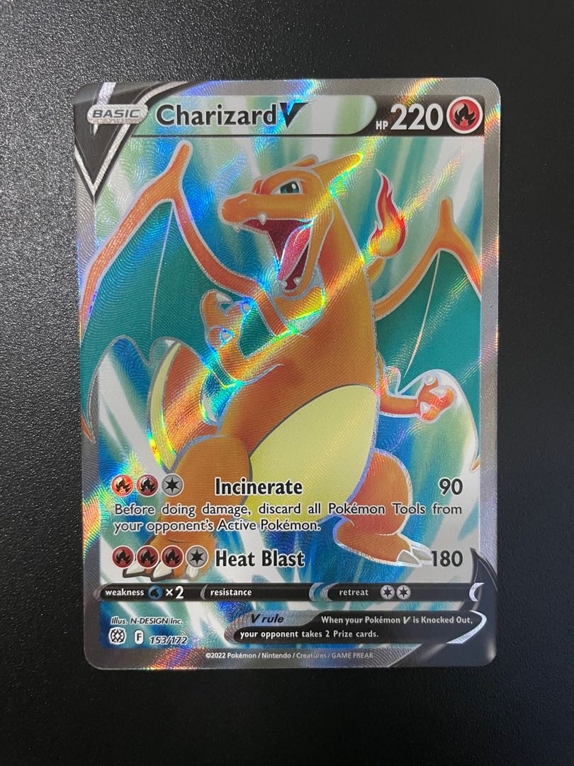 Pokemon Card Brilliant Stars 153/172 Charizard V Full Art