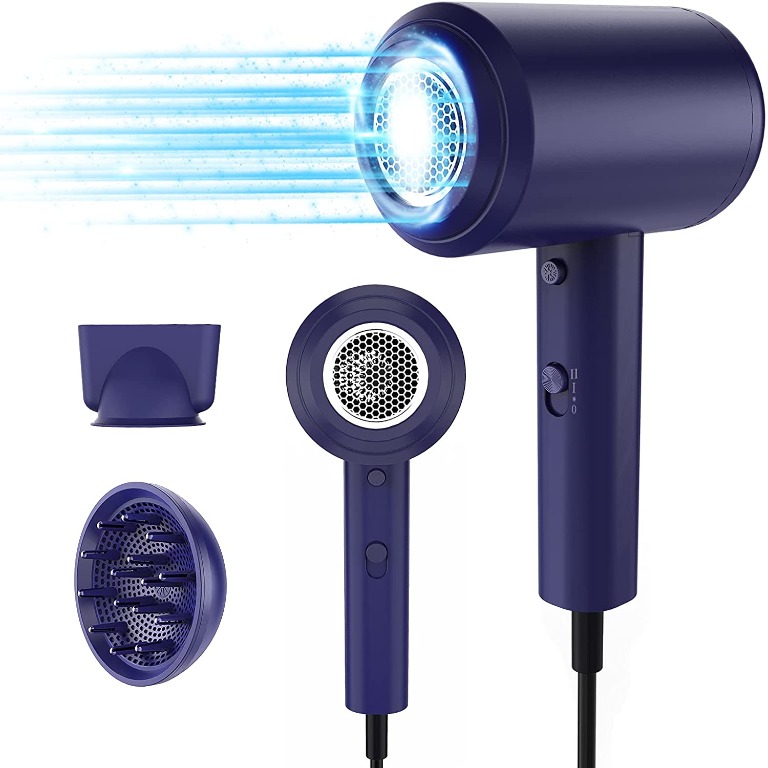 "POWERGIANT Ion Hair Dryer, 1800 W Professional Hair Dryer with Ion