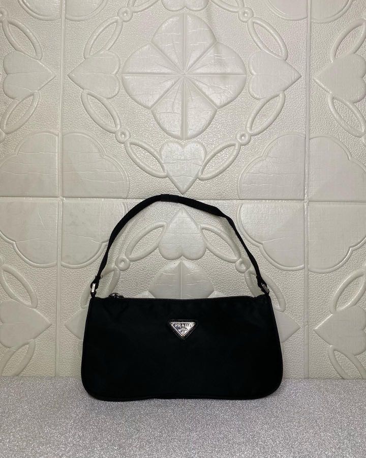 Prada Nylon Baguette Bag, Luxury, Bags & Wallets on Carousell