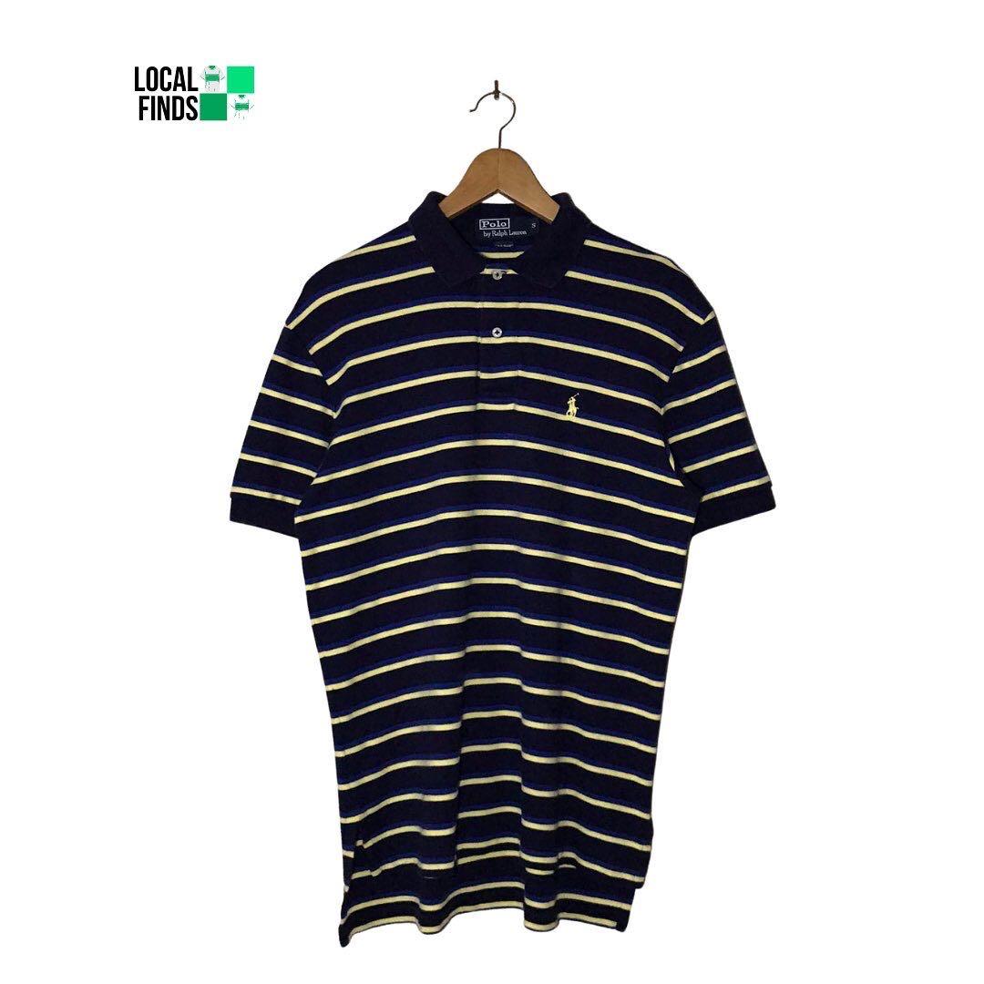 返品?交換対象商品】 【Polo T-Shirt Stripe Logo Lauren】Icon Ralph Tシャツ・カットソー  サイズを選択してください:M - www.inputlog.net