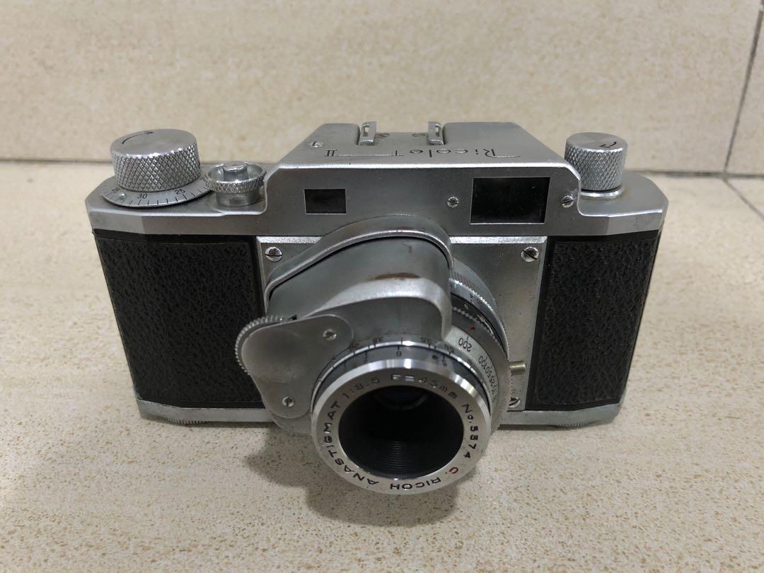 Appareil Photo Argentique Ricoh Ricolet II - Télémétrique 35 Mm, Fabriqué Au Japon, Objectif Inclus