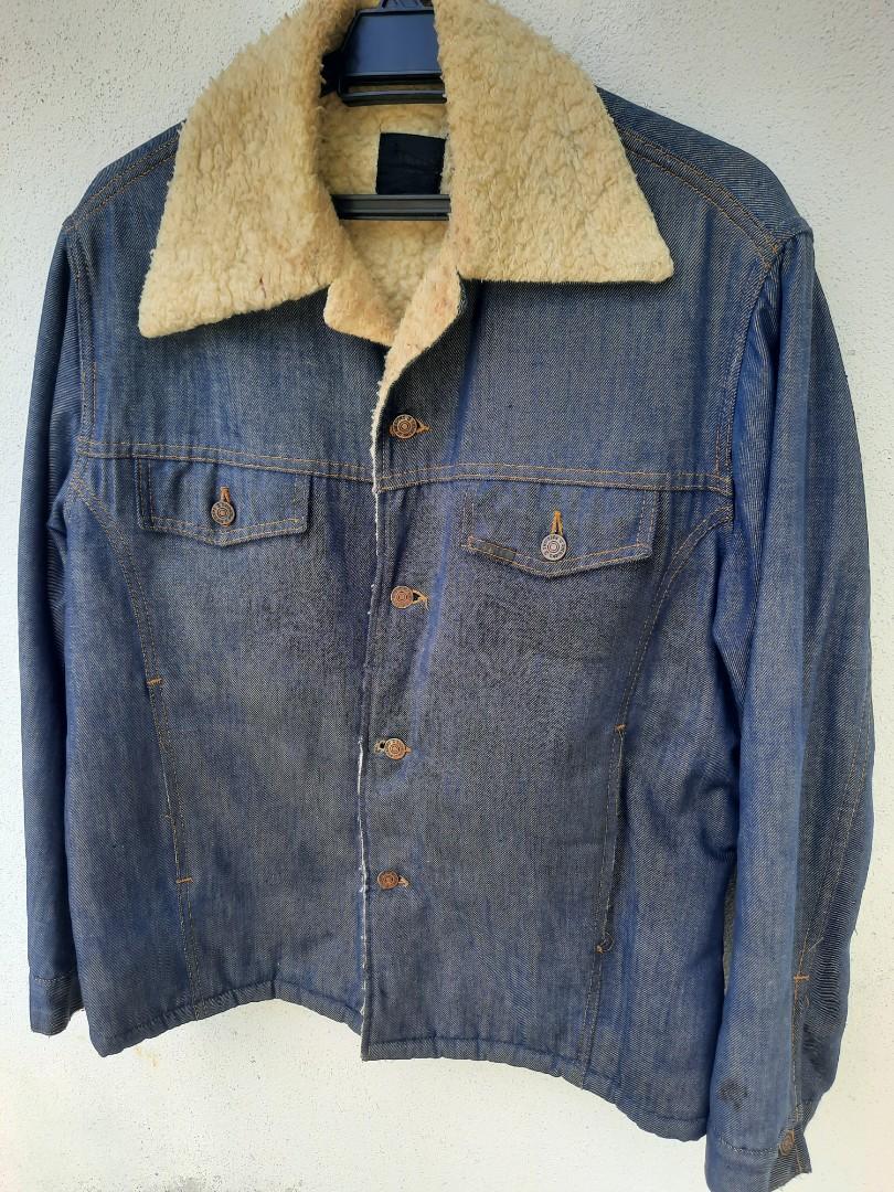 Rare vintage roebuck sears denim jacket, Men's Fashion, Tops