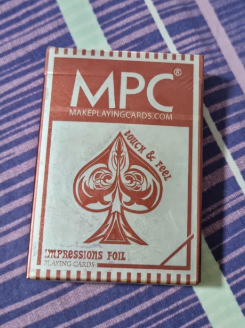 Red Mpc Red MPC foil playing cards, Hobbies & Toys, Toys & Games on Carousell