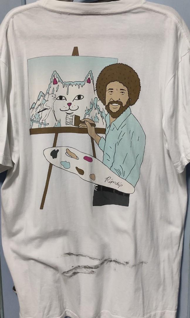 RipNdip Bob Ross tee