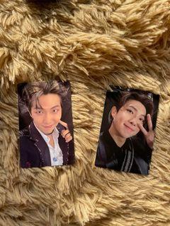 RM Bts photocards mots and route