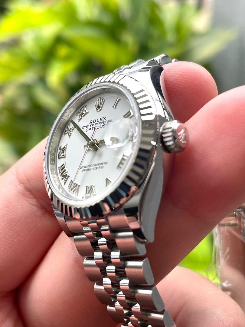 Rolex Datejust 279174 White Roman Women s Fashion Watches