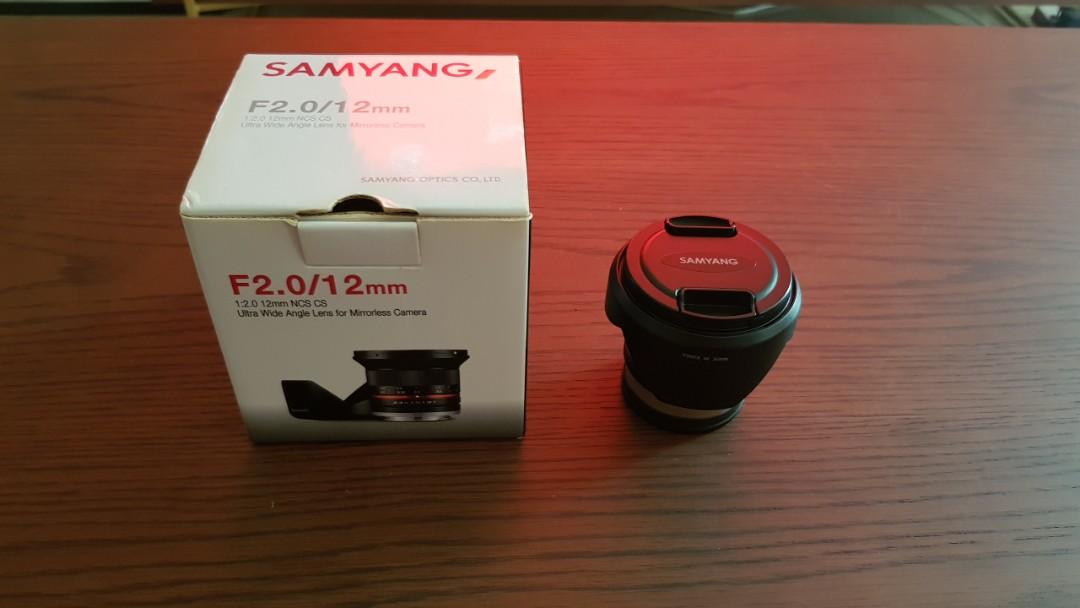 Samyang 12mm f2 Fuji mount, Photography, Lens & Kits on Carousell