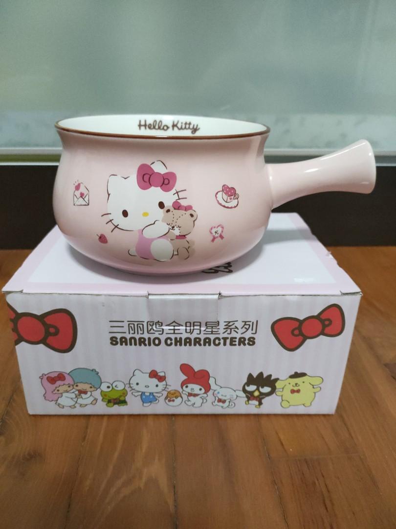 Details about   Sanrio Hello Kitty Cute Mini Clay Pot Lottery Per Tableware Character Limited 
