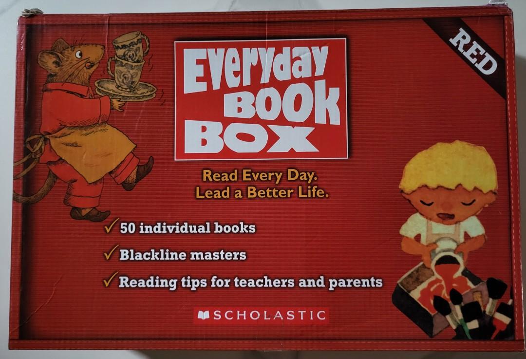 Scholastic Everyday Book Box (Red), 興趣及遊戲, 書本& 文具