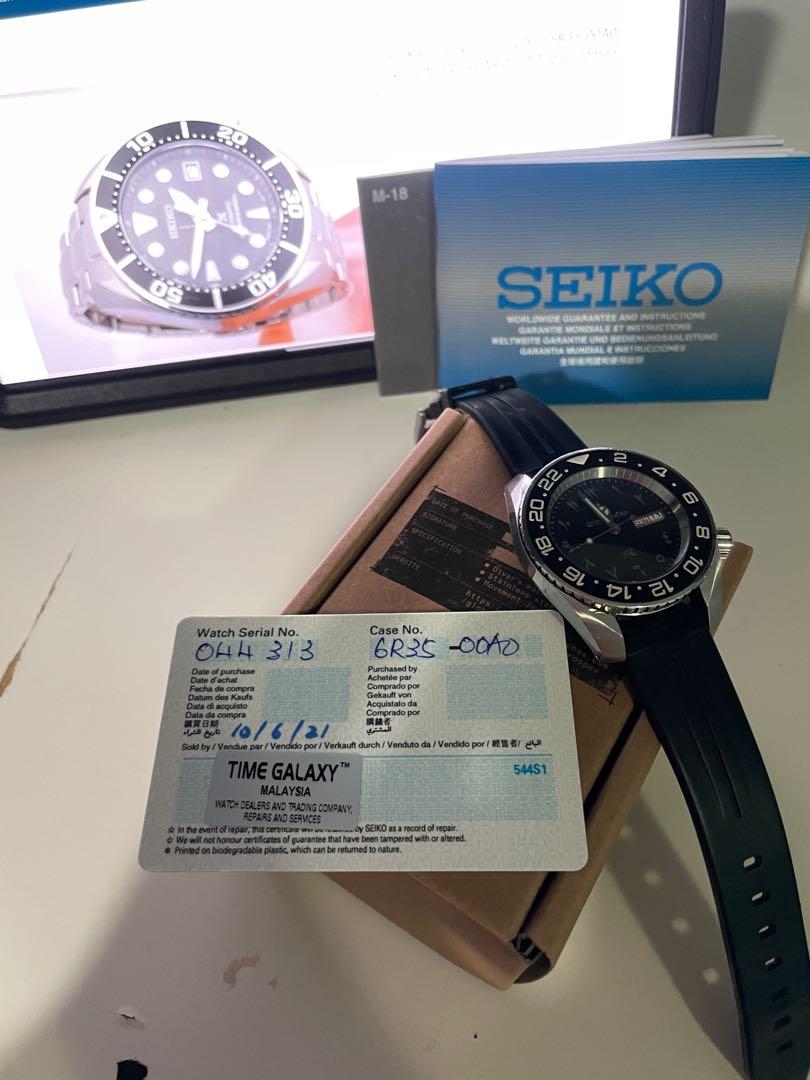 Seiko 6R35 00A0 Divers 200m Year 2021 Men s Fashion Watches
