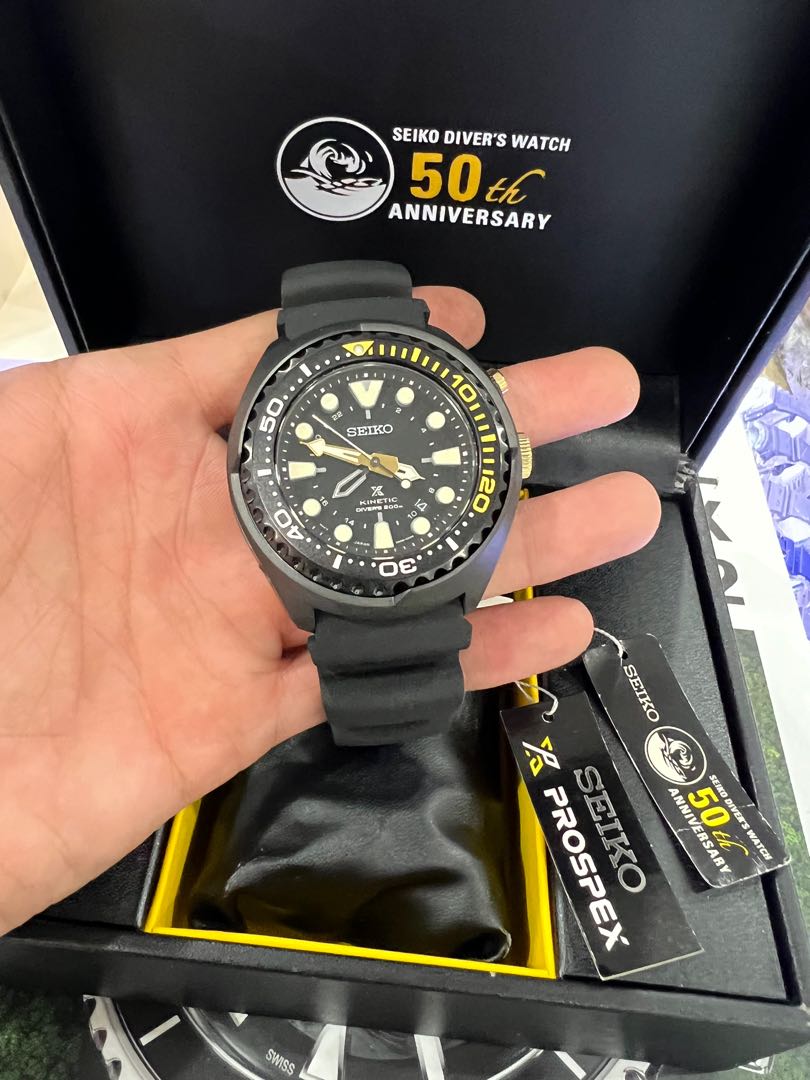 SEIKO PROSPEX KINETIC GMT 50TH ANNIVERSARY SPECIAL EDITION DIVERS 200M  SUN045P1, Men's Fashion, Watches & Accessories, Watches on Carousell