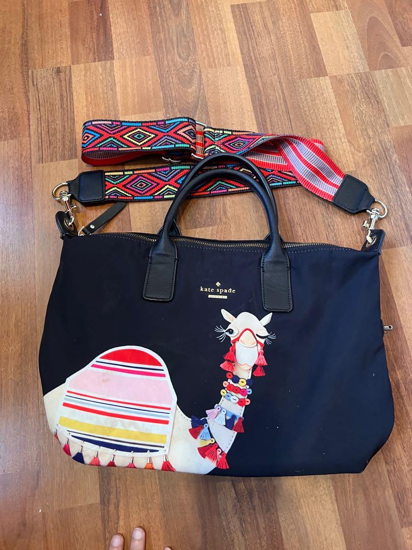 Kate spade camel tote deals