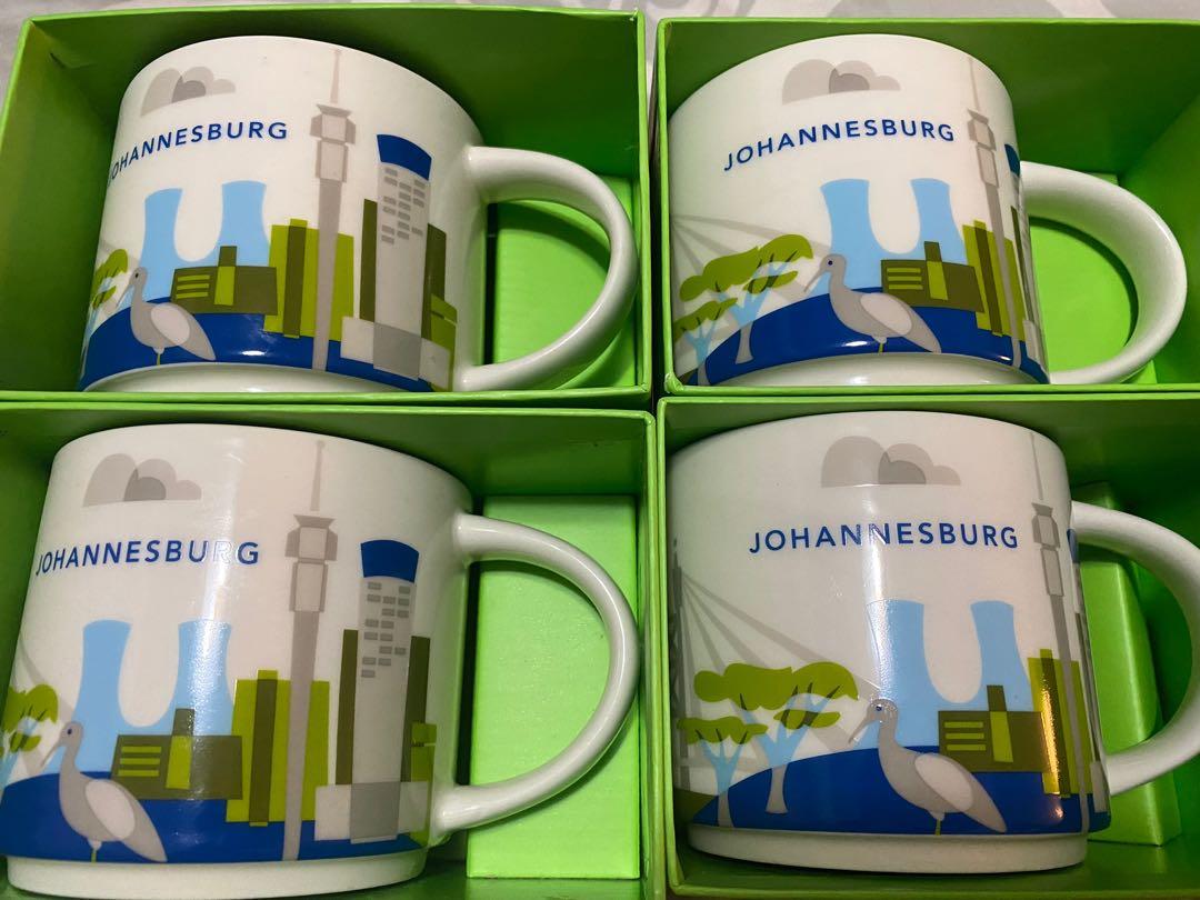 Starbucks City Mugs Johannesburg, Furniture & Home Living, Kitchenware