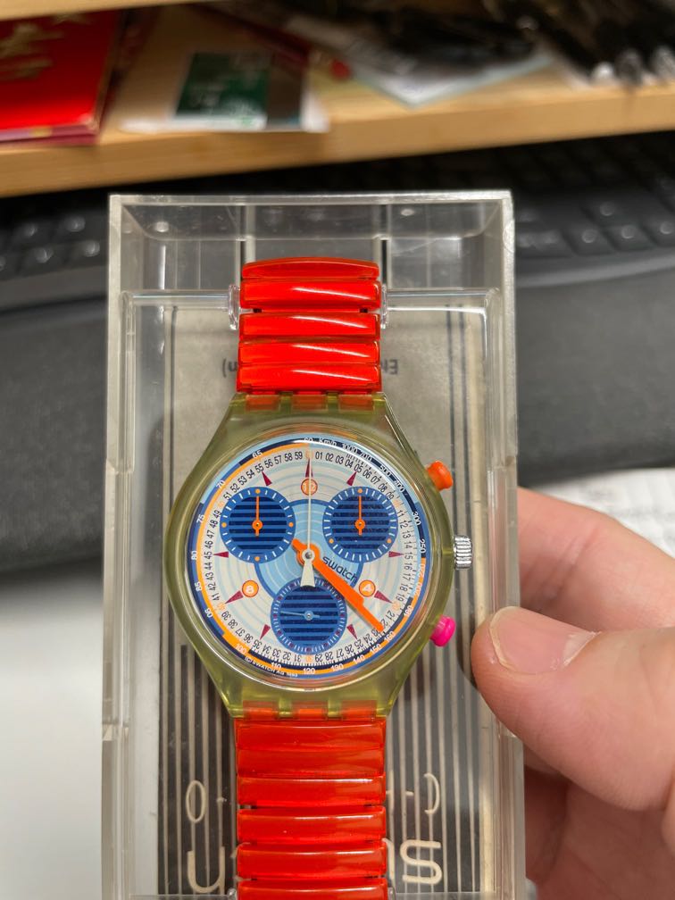 Swatch 手錶90年代潮物, 名牌, 手錶- Carousell