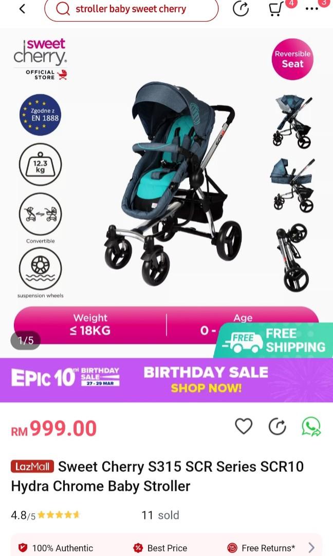 Scr10 best sale stroller price