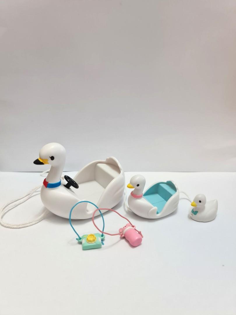 Sylvanian swan 2025 boat set