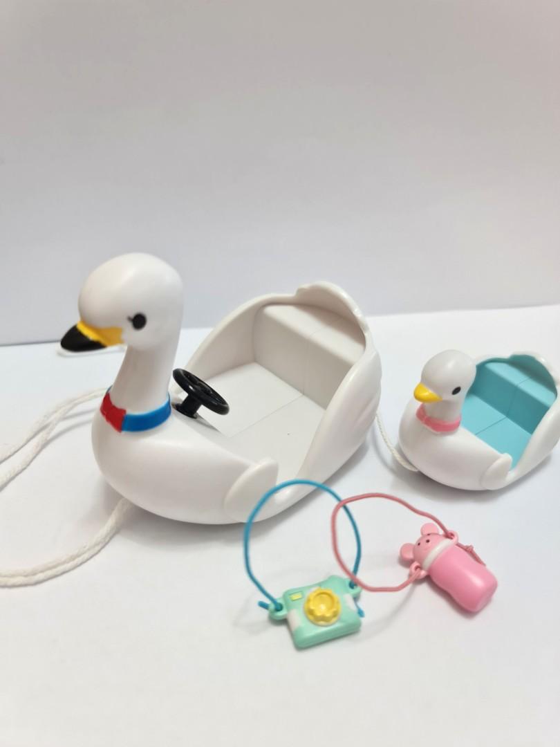 Sylvanian families swan boat set on sale