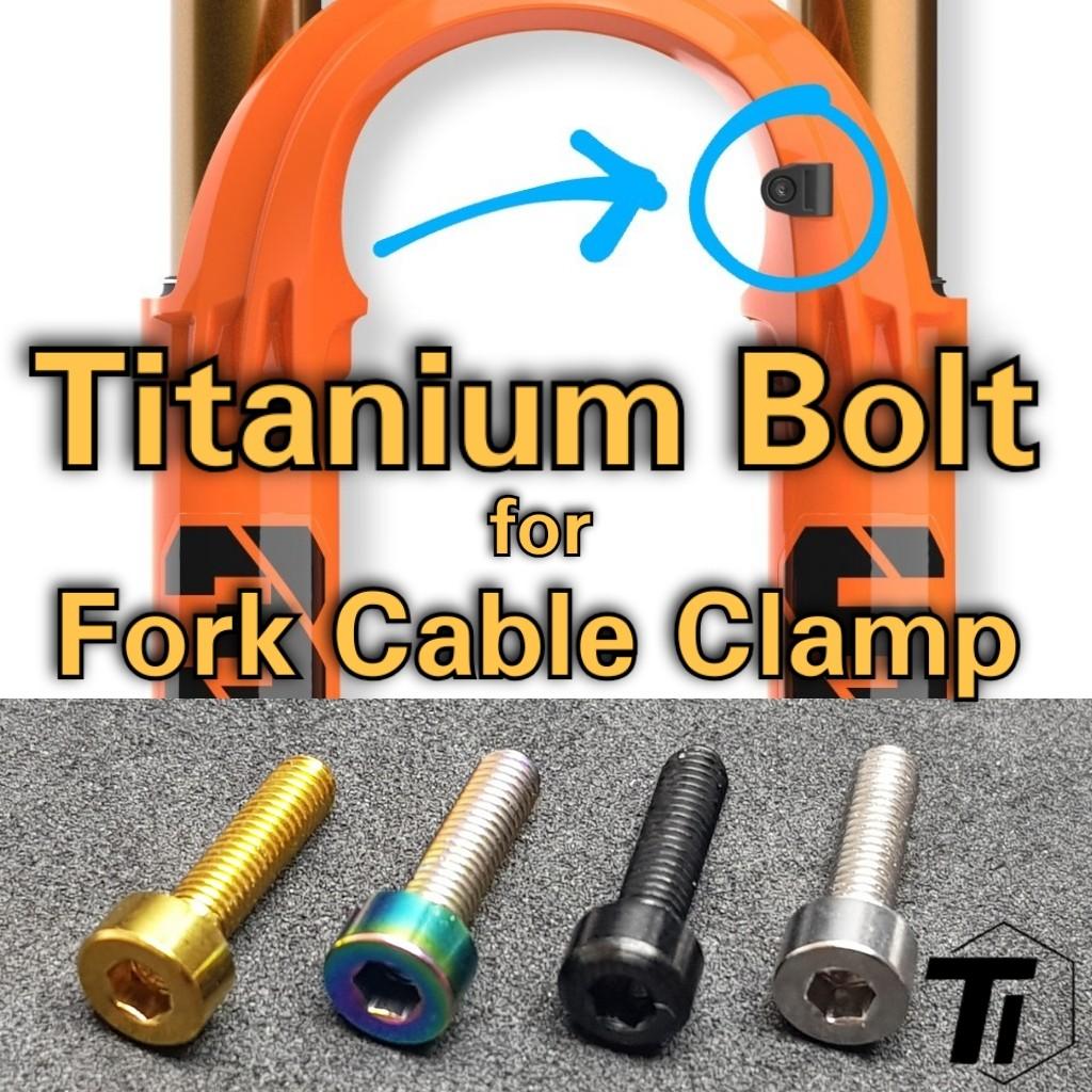 Rockshox fork cable store guide