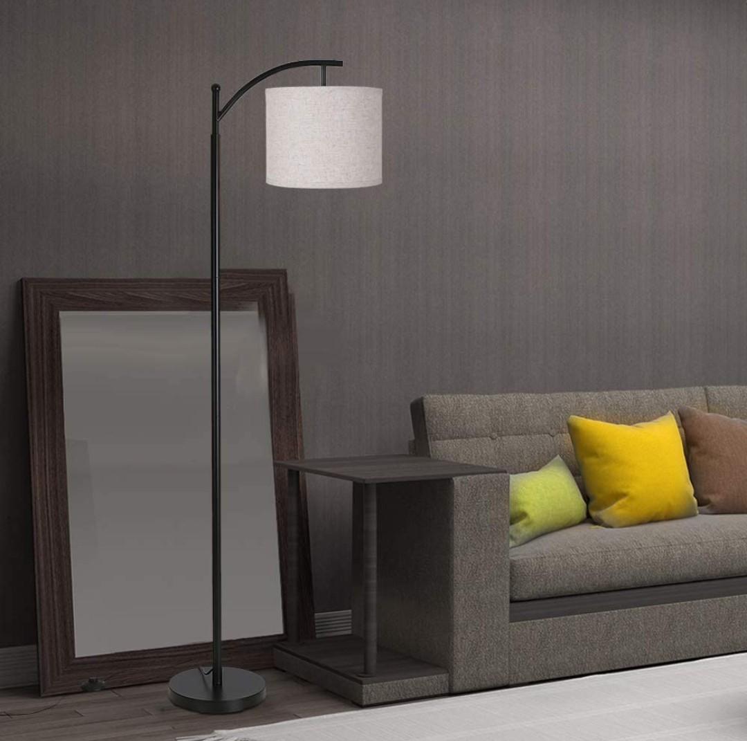 Tomshine Floor Lamp, Modern Floor Lamp Standing Industrial Arc Light