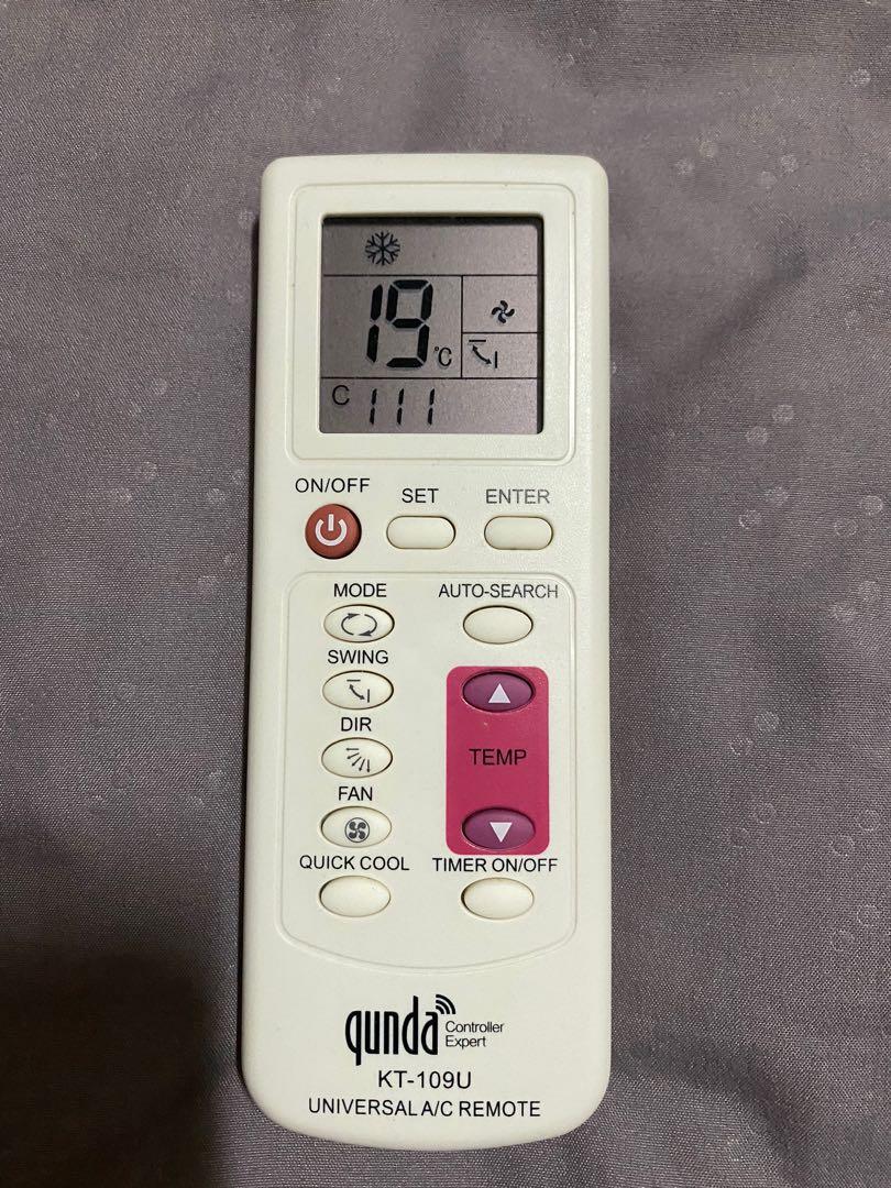Universal Aircon Remote Control, TV & Home Appliances, Air Conditioners