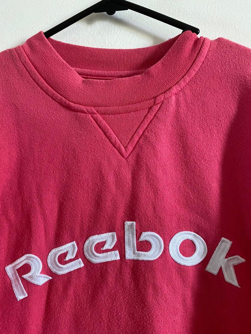 Reebok pink new arrivals sweatshirt