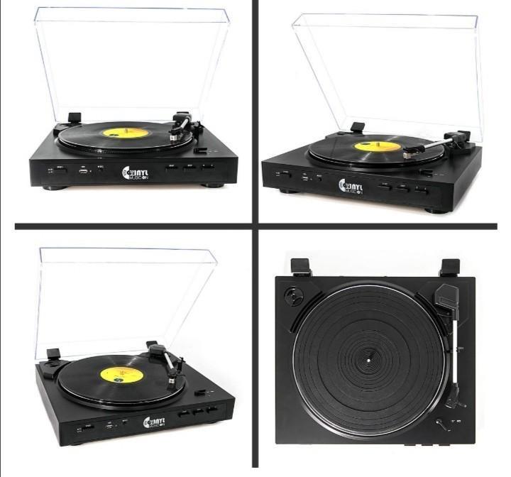 VINYL MUSIC ON FULLY AUTOMATIC TURNTABLE MODELVMO012, Audio, Portable