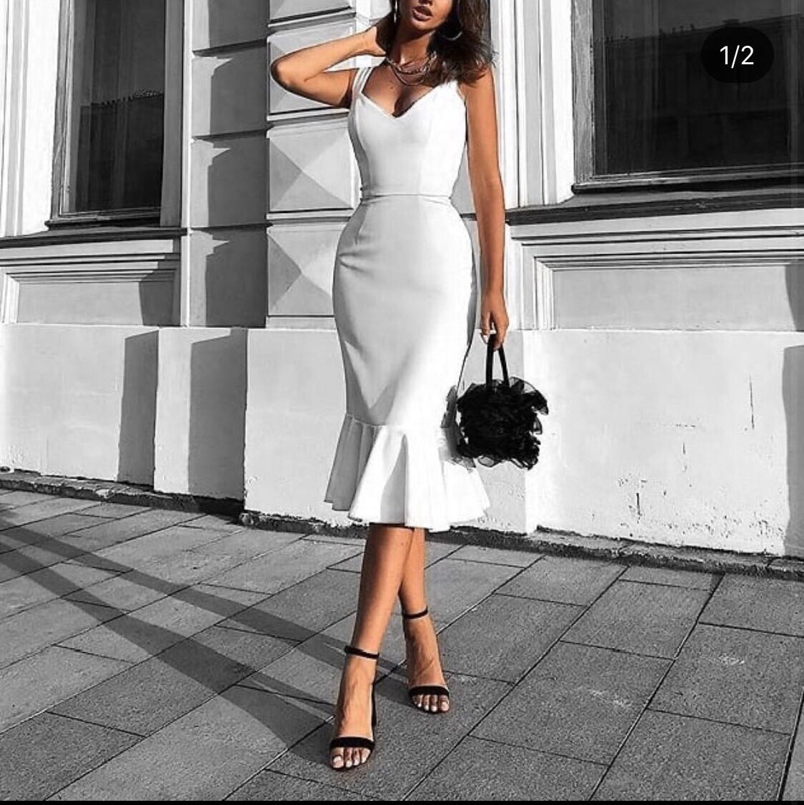 White bodycon dress outfit sales
