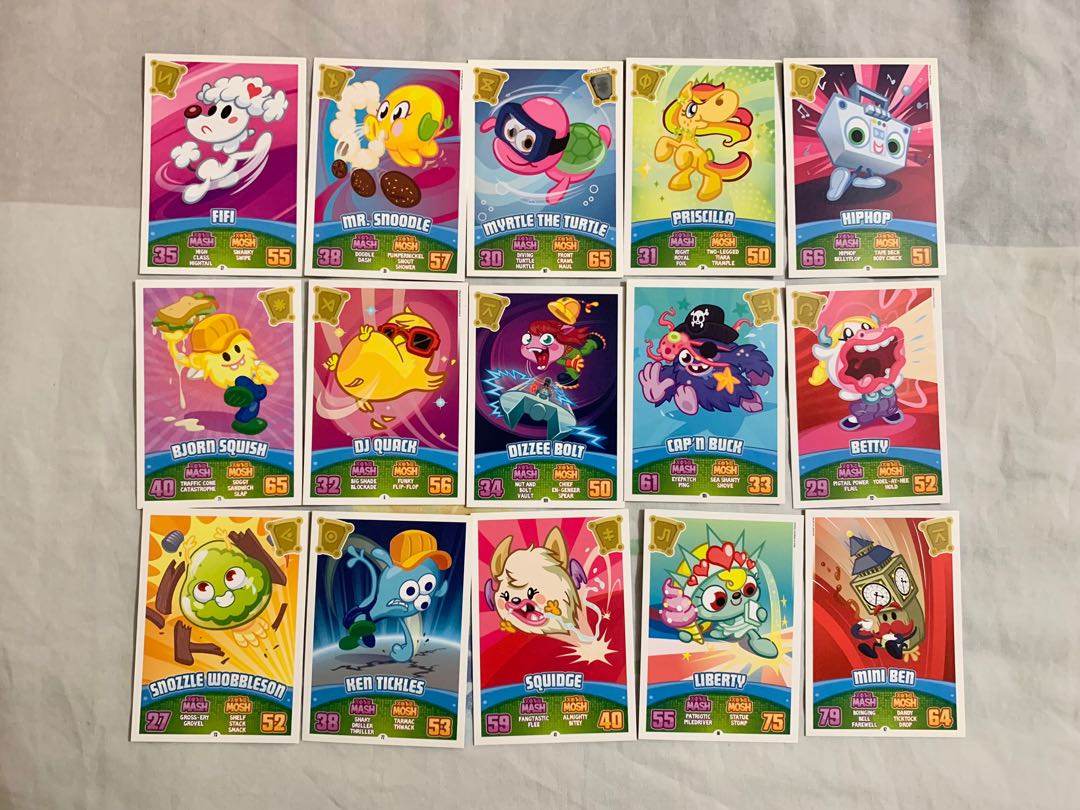 WTT/WTS) Moshi Monsters Mash Up Trading Cards, Hobbies & Toys, Toys & Games  on Carousell
