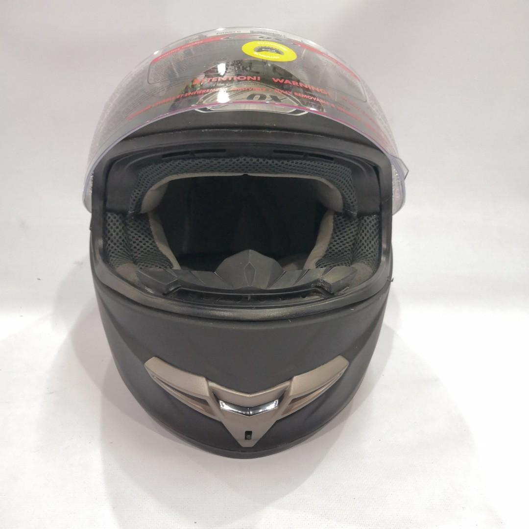 Zox helmet matt Black, Auto Accessories on Carousell