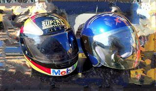 2 Helmets | Michel Fullface & XDot