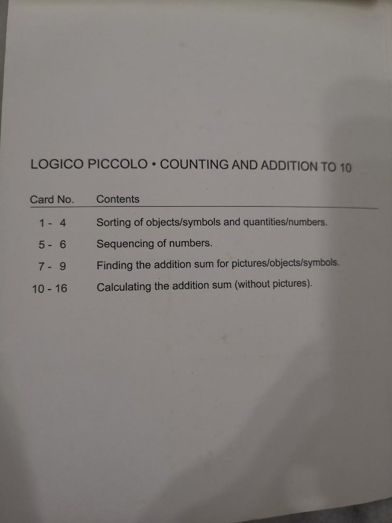 2nd hands LOGICO Piccolo 20 ORIGINAL from Grolier, Hobbies & Toys