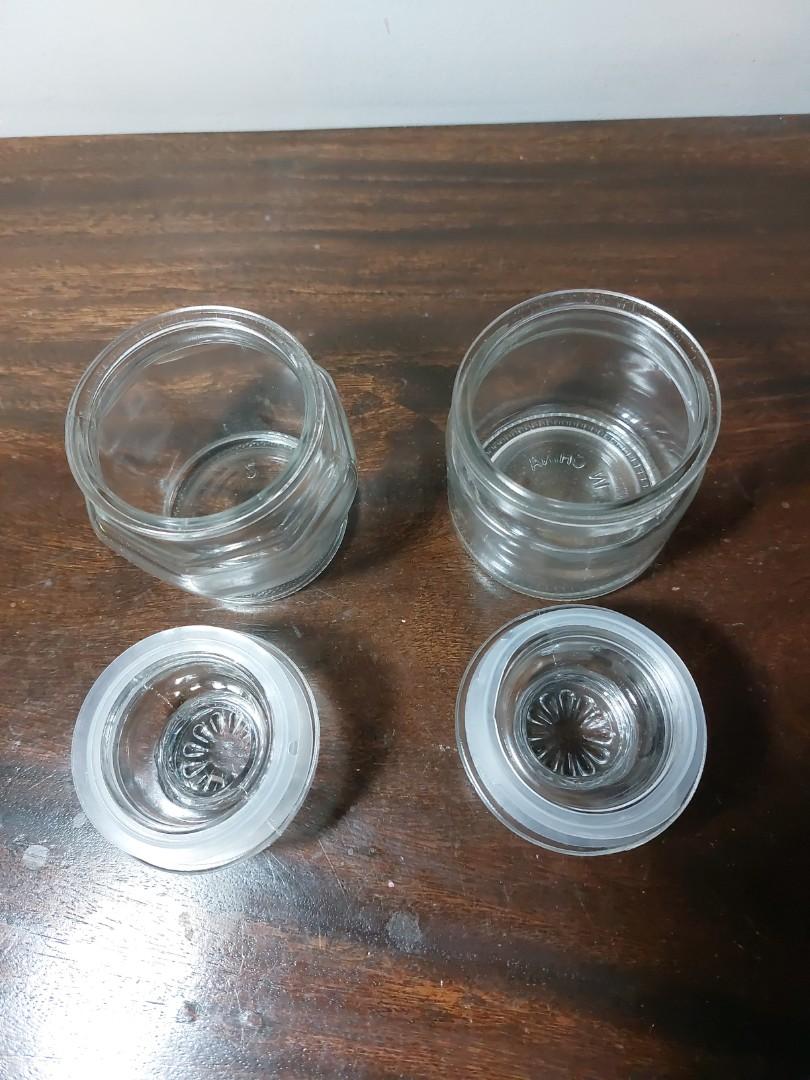 3.75 glass jar rubber seal (Category: Other Kitchenware & Tableware) located in Quezon City. Submitted by cynlchan (Listing ID 1151726229, Image 2). Description: Need mini glass bottles for your spices? Can also be used in your arts and crafts..