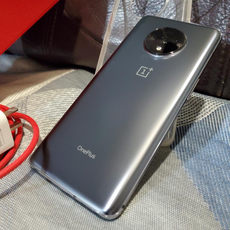 Oneplus 7T (HD1900) Dual SIM 256GB+8GB RAM (ブルー) SIMフリー/6.55 ...