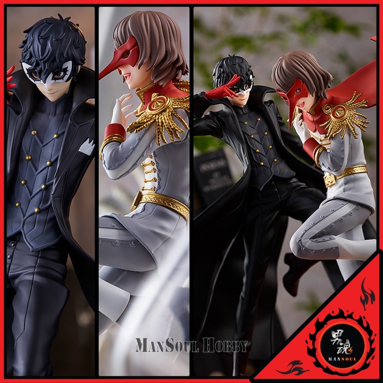 [日版 質保] 女神異聞錄5 雨宮蓮 + 明智吾郎 再販 Figure Good Smile Company POP UP PARADE Joker  + Crow