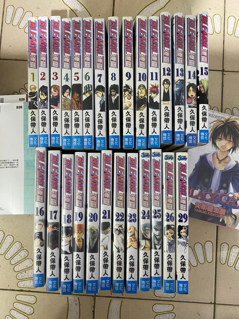 死神BLEACH 飄靈（1-29）(欠27，28）, 興趣及遊戲, 書本& 文具, 漫畫- Carousell