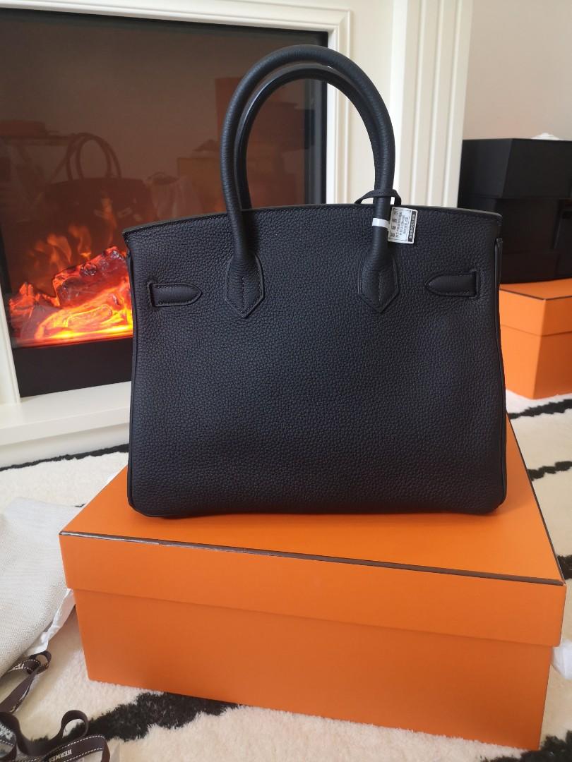 Hermès Birkin 30 Noir Togo with Rose Gold Hardware - Bags - Kabinet Privé