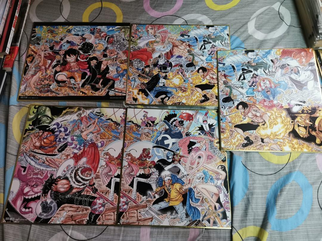 海賊王one Piece 一番賞海賊大百景j賞色紙 興趣及遊戲 玩具 遊戲類 Carousell