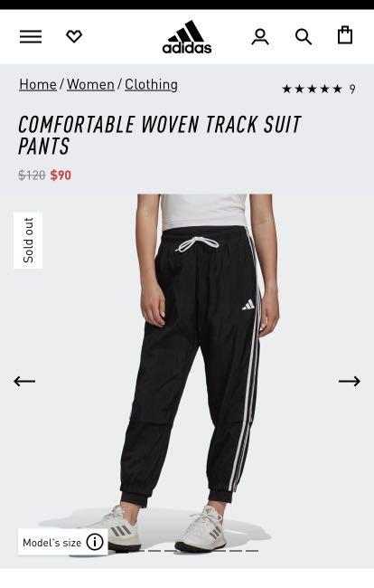 Adidas track pants Women, Women's Fashion, Activewear on Carousell
