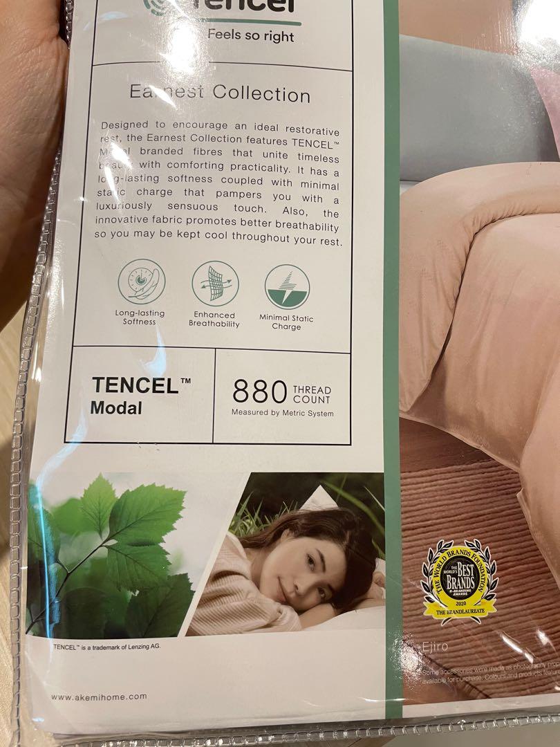 Akemi Tencel 880 TC Bolster Case, Furniture & Home Living, Bedding