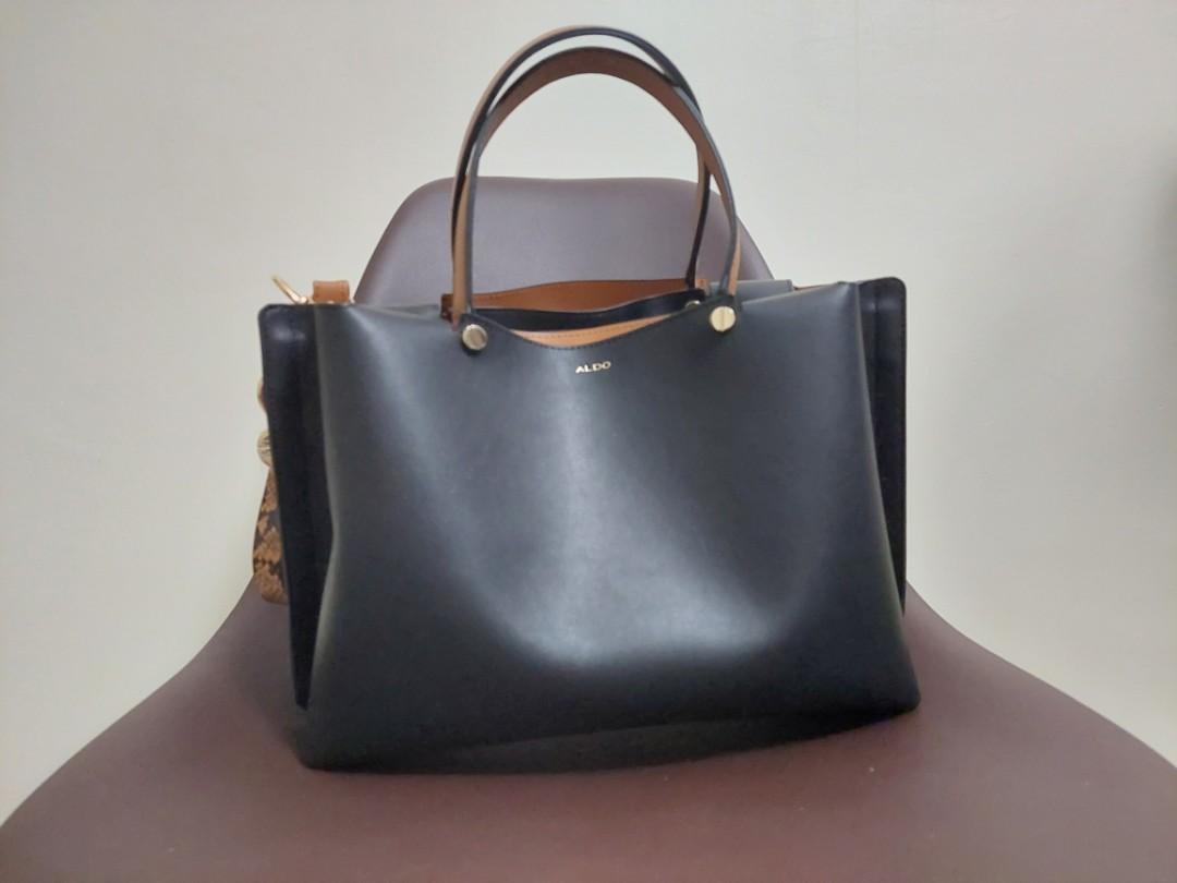 Aldo black sale tote bag