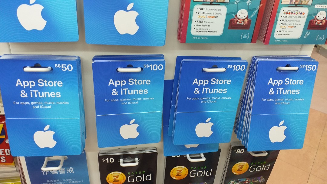 Apple store & itunes card, Video Gaming, Gaming Accessories, Game Gift ...