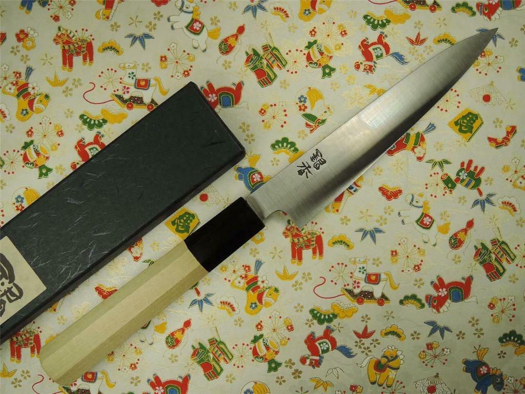 Ashi Hamono Ginga Swedish Stainless WaSantoku 180mm / WaPetty 150mm