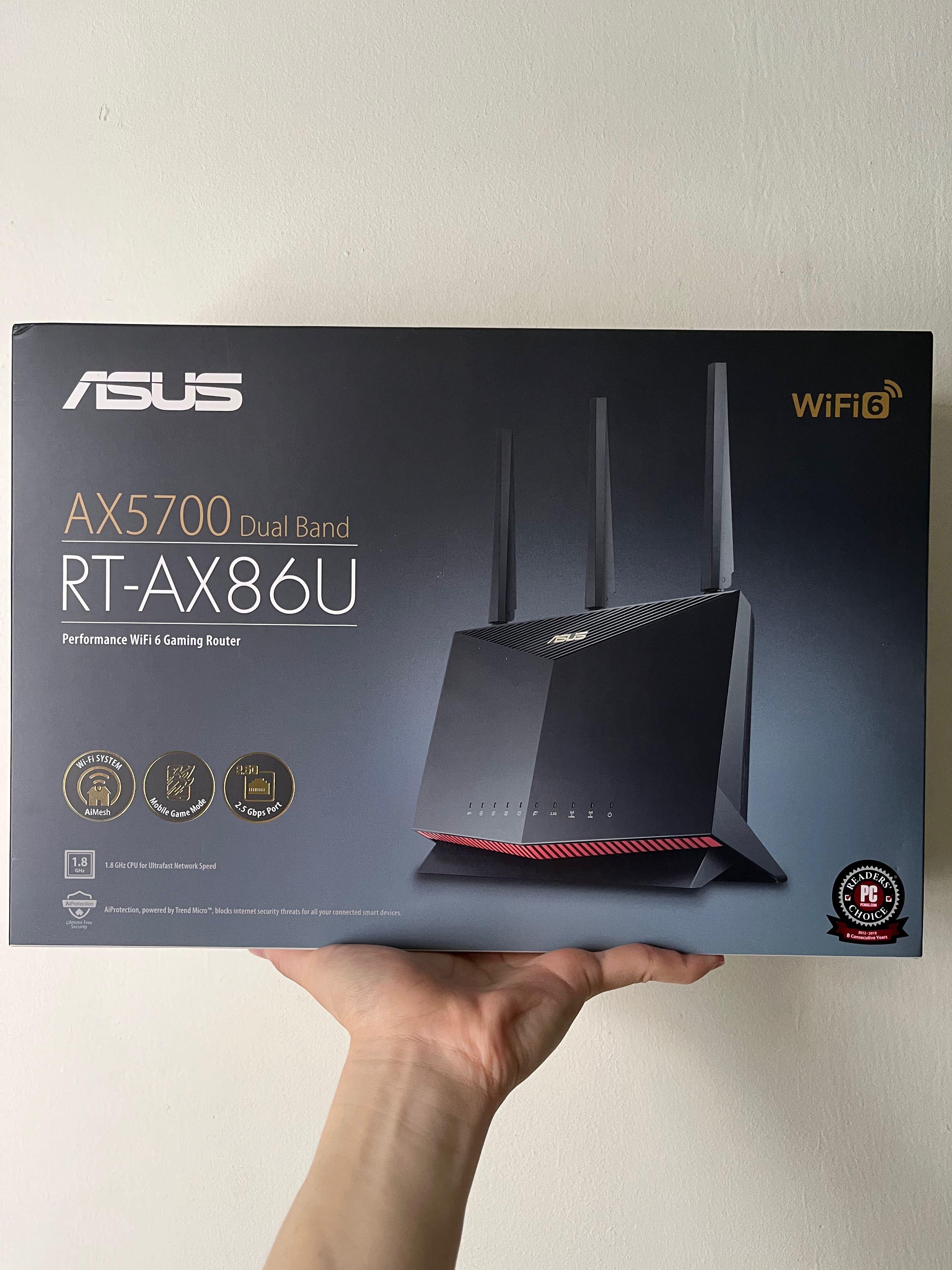 ASUS RT-AX86U Wireless Router, Computers & Tech, Parts & Accessories ...