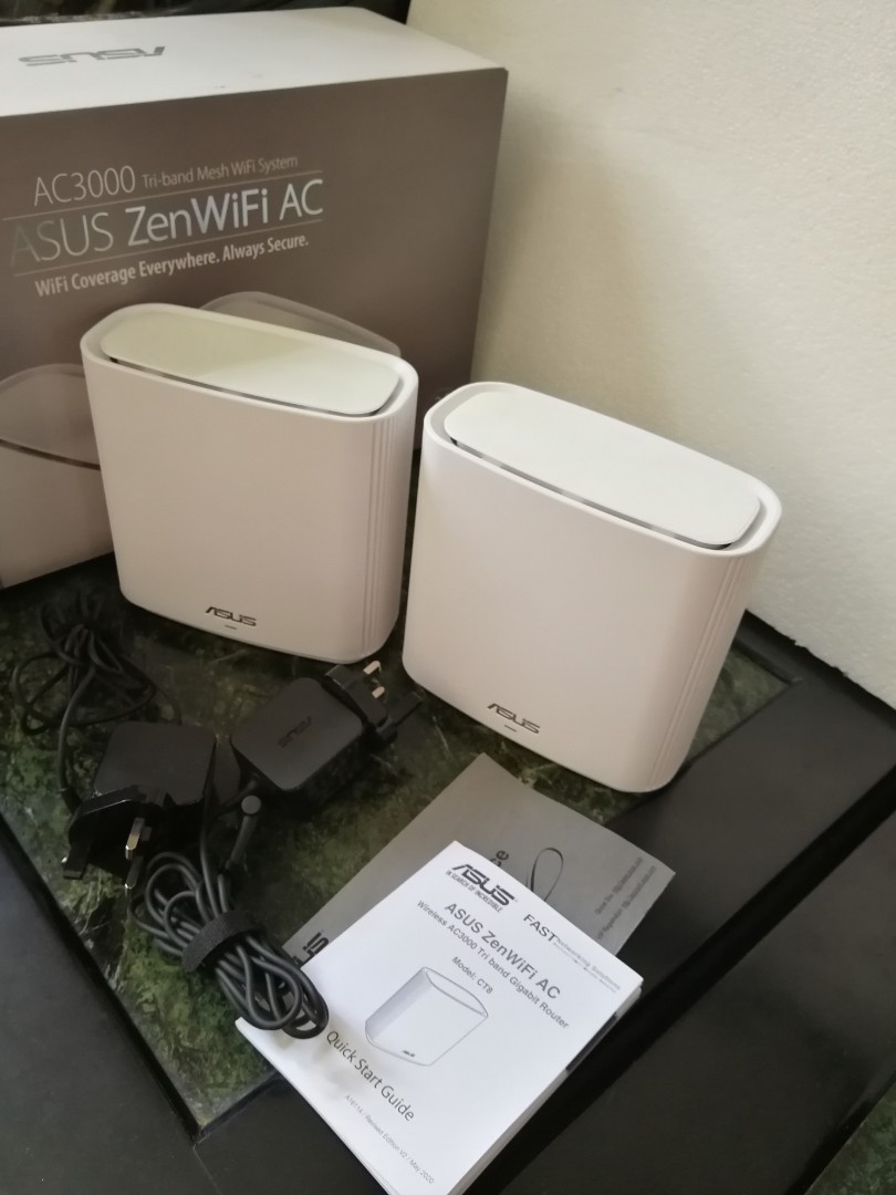 Asus zenWifi AC3000 mesh 2units, Computers & Tech, Parts & Accessories ...