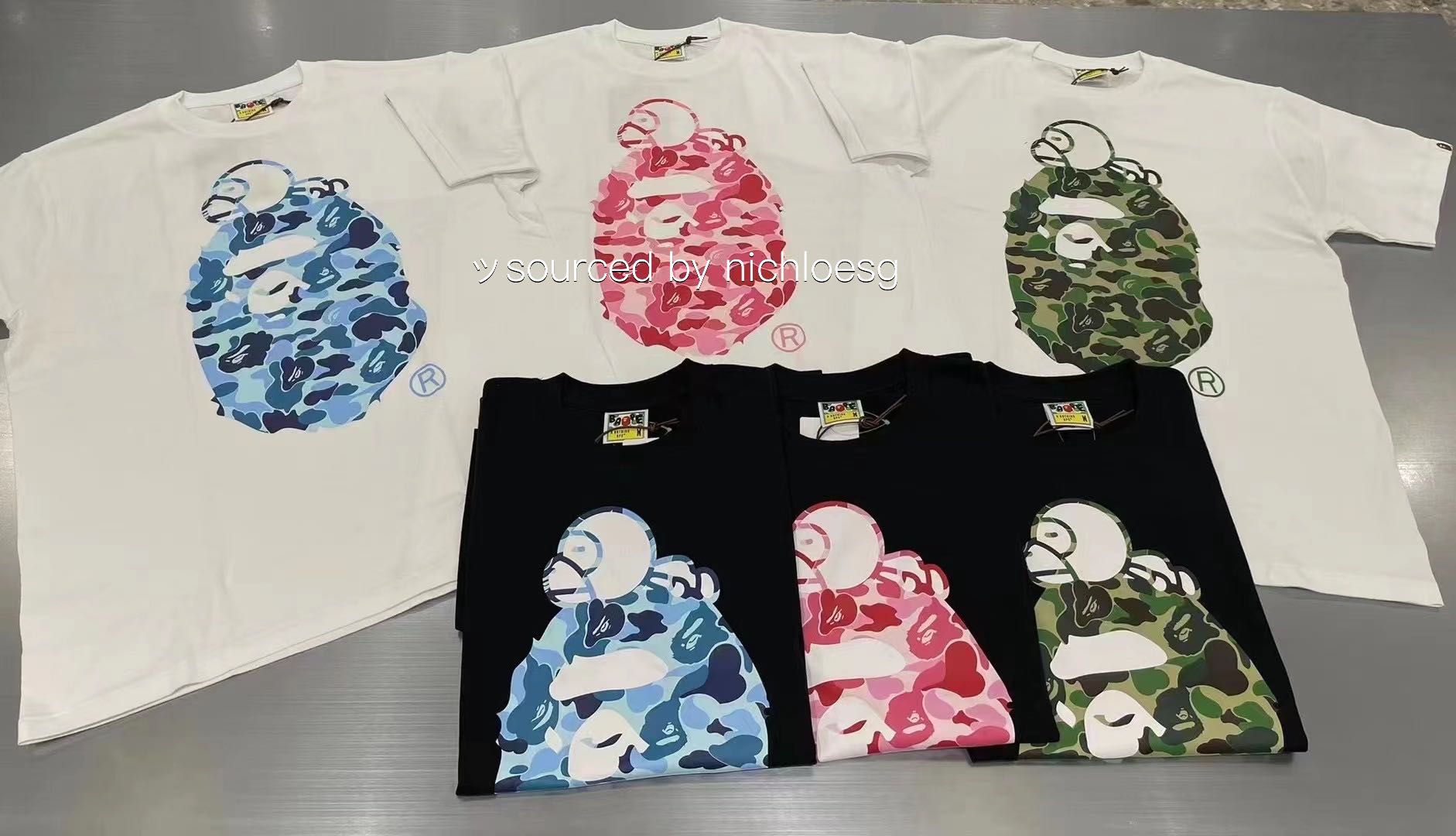 BAPE ABC CAMO MILO ON BIG APE TEE, Men's Fashion, Tops & Sets ...