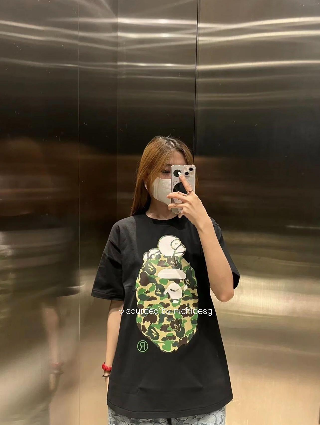 BAPE ABC CAMO MILO ON BIG APE TEE, Men's Fashion, Tops & Sets ...