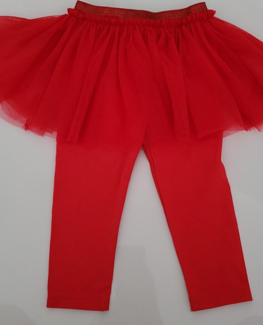 Red tutu leggings outlet