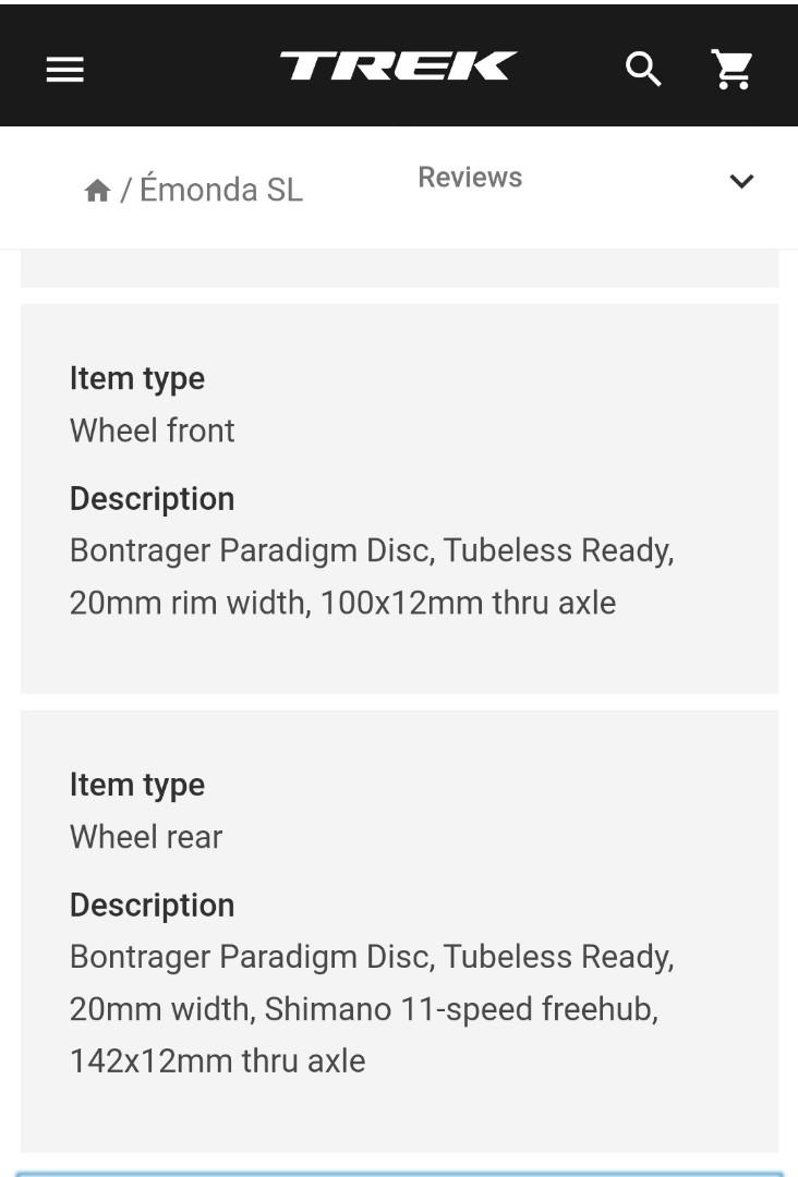 Bontrager paradigm disc tubeless ready sales